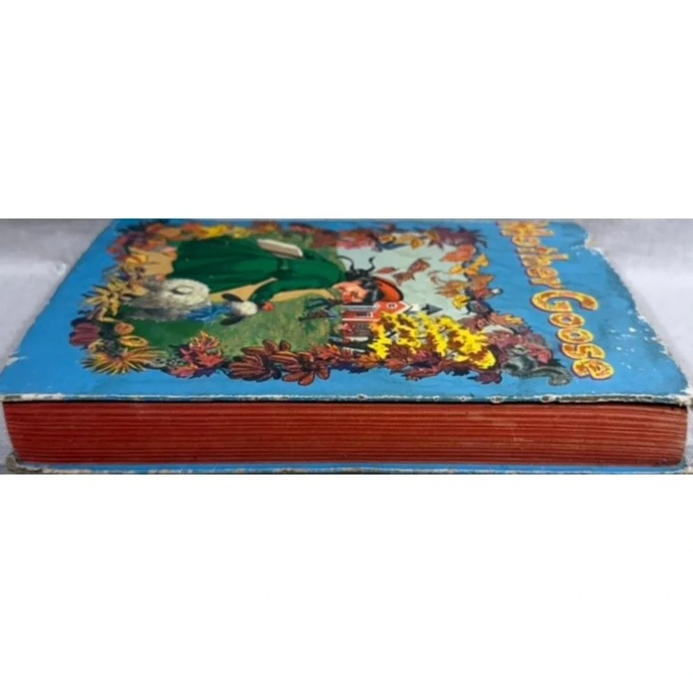 Vintage 1953 Mother Goose Complete Book of Nursery Rhymes Whitman Publishing